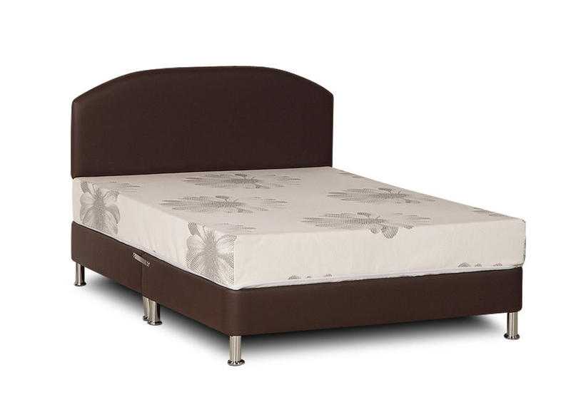 5ft King Divan Bed Base Faux Leather from Southern Home Furnishings