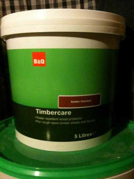 5L BROWN FENCE PAINT (NEWUNOPENED)