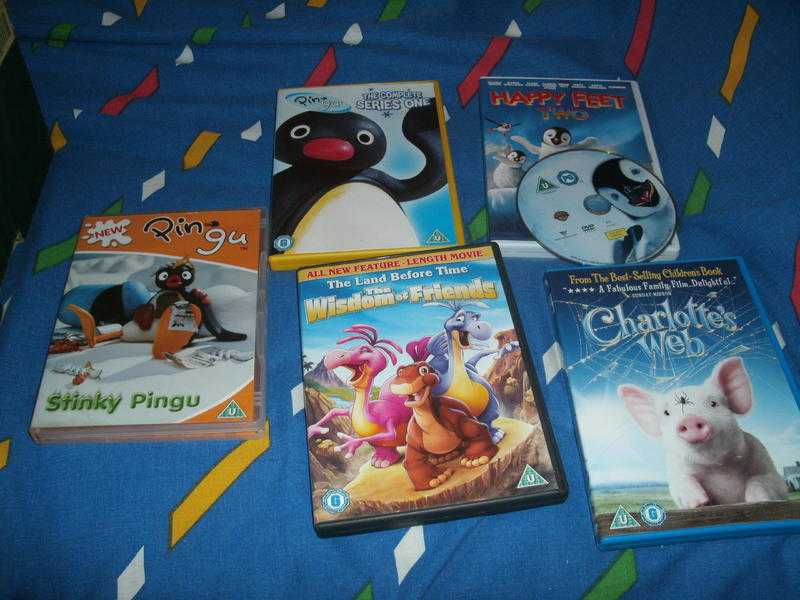 6  KIDS DVDS    COLLECT  ONLY