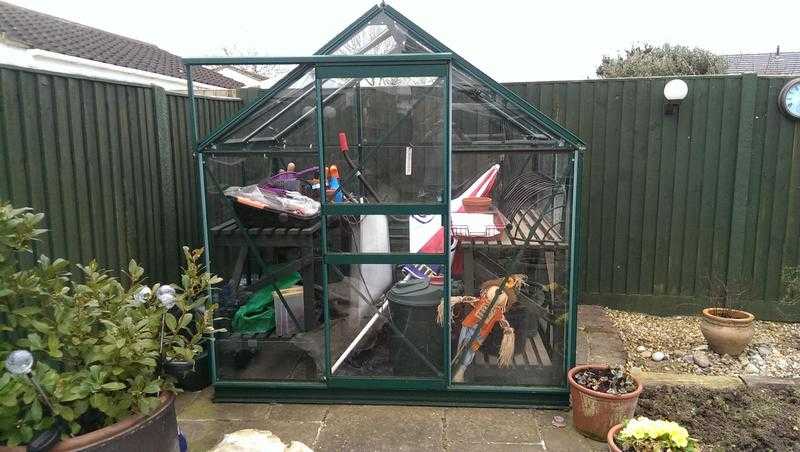 6 x 4 Aluminium Greenhouse