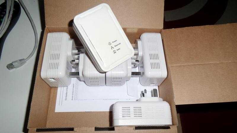 6 x 85Mbps Powerline Ethernet Adapters