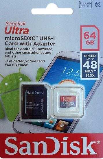 64GB Sandisk ultra micro sd card (NEW)