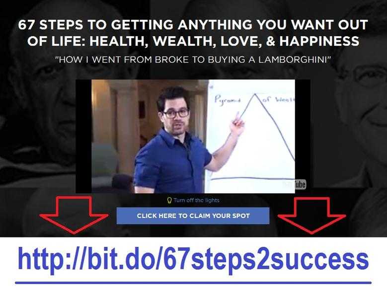 67 Steps to get ANYTHING YOU WANT