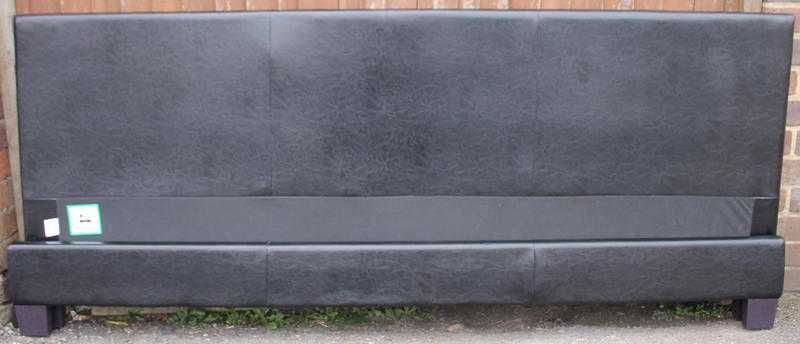 6ft Faux Leather Bed Frame