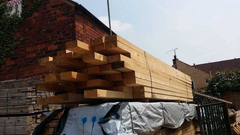 6x3 (145mm x 70mm) Planed Timber 4.5mtr Lengths