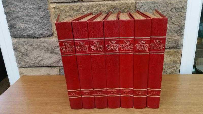 7 BINDER SET OF BRITISH EMPIRE MAGAZINES  Great historic reference material in hard copy