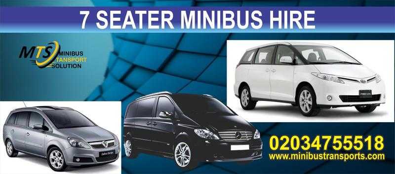 7 Seater Minibus Hire in London