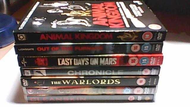 7 x DVD039S-LAST DAYS ON MARS-OUT OF THE FURNACE-THE WARLORDS-CONFUCIUS amp