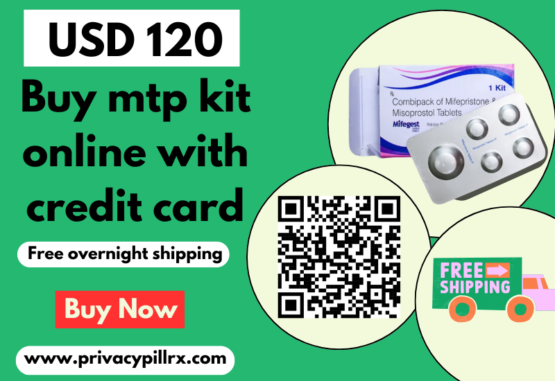 USD 120 - Buy mtp kit online with credit card (Free shipping)