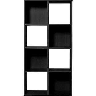 8 cube unit, black