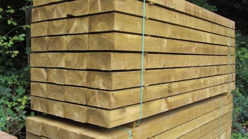 8 x 4 Garden Sleepers 2.4mtr Lengths