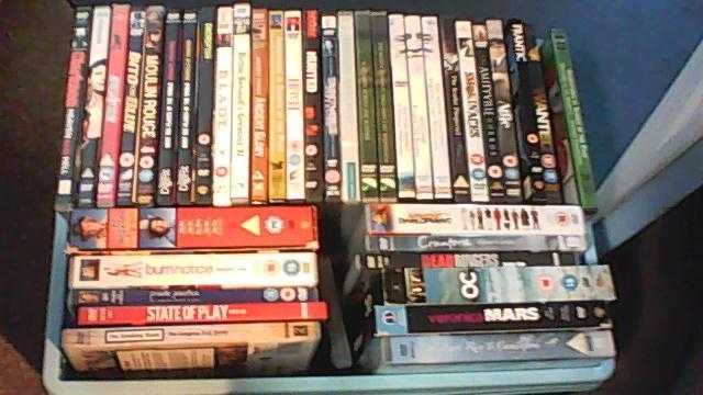 84 x DVD039S, INCLUDING TV BOX SETS, FILMS AND SOME DOCUMENTARIES-JOBLOT-COLLECTION