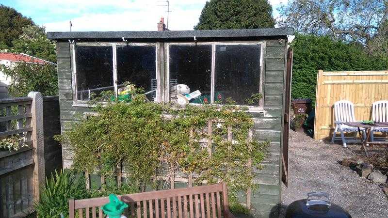 8x6 Pent Shed - free to collector