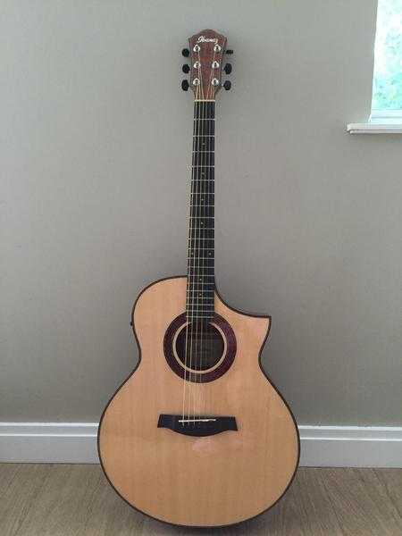 95 new IBANEZ electro acoustic guitar (with soft case)