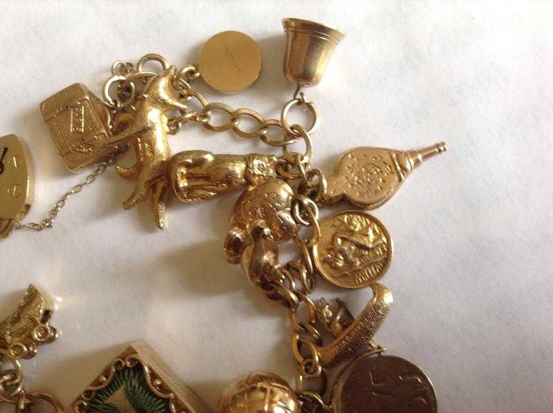 9ct Gold Charm Bracelet