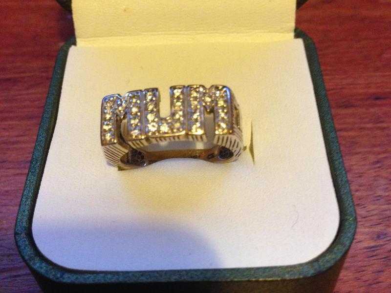 9ct Solid Gold MUM Ring