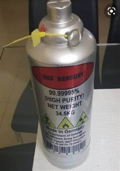 Pure Red Liquid Mercury for sale