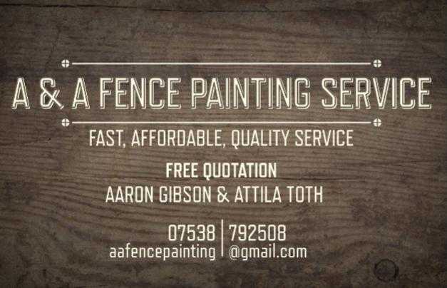 A amp A FENCE PAINTING SERVICE