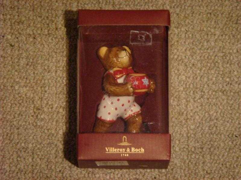 A Brand New Villerory Boch Christmas Teddy