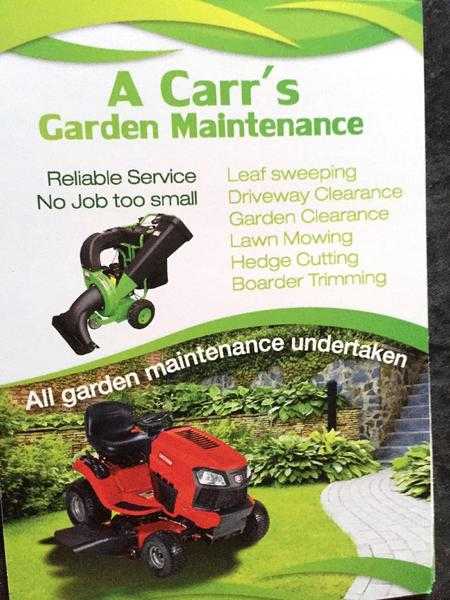 A CARR039S GARDEN MAINTENANCE