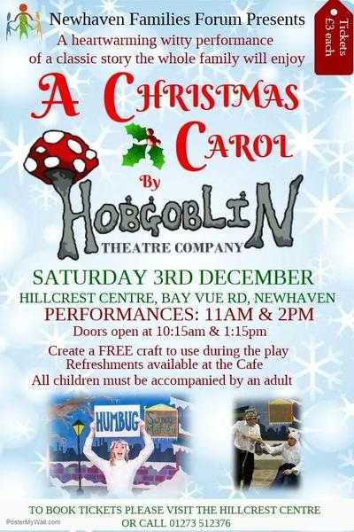 A Christmas Carol family performances by Hobgoblin Theatre Company