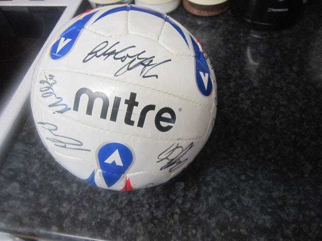a huddersfield town signed football in ex condition nemes to me  unknown