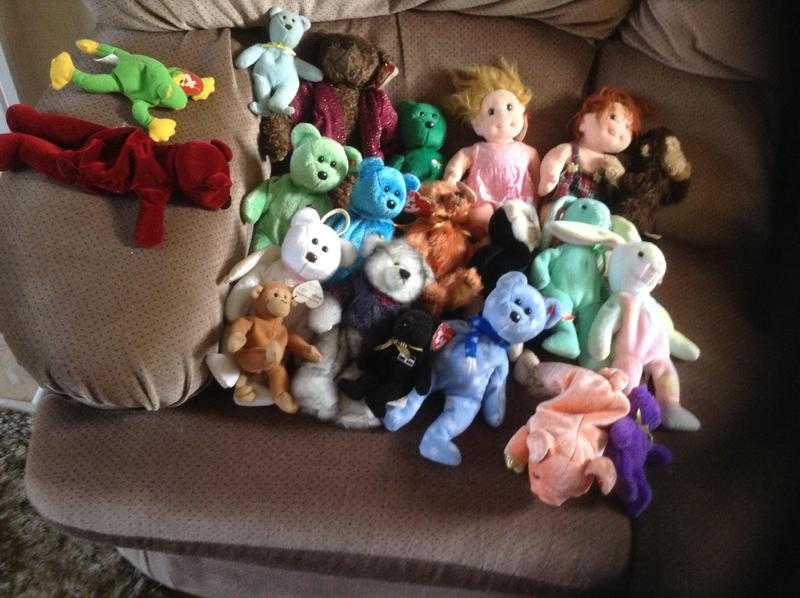 A large collection of Beany Toys