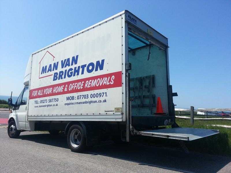 A Man and a large Luton van with a tail lift Brighton. 1-3 man teams