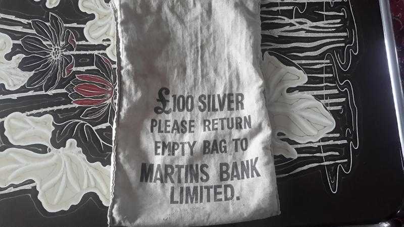 A  MARTINS BANK LIMITED MONEY BAG