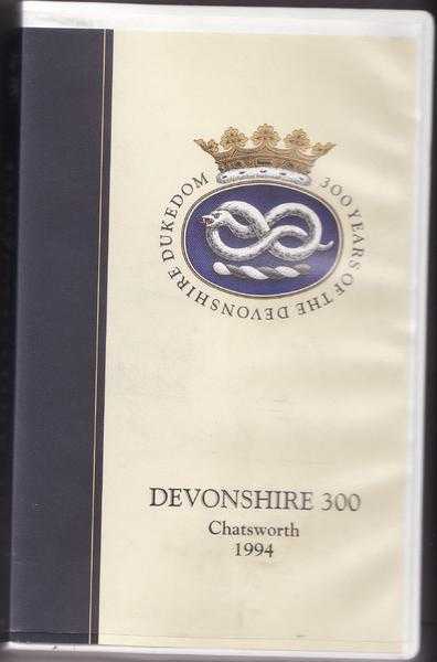 A piece of Chatsworth history. Devonshire 300.