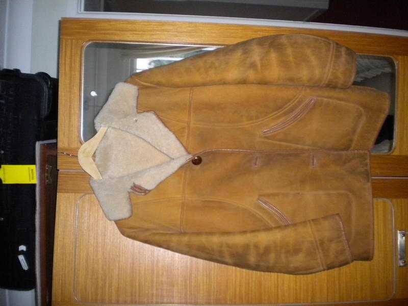 A sheep skin coat