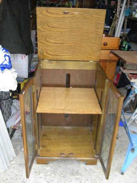 A Stereo  Glass Cabinet