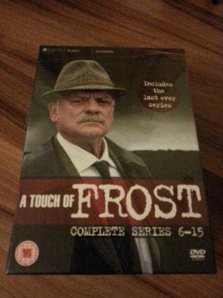 A TOUCH OF FROST SERIES 6-15 INCLUDES THE LAST EVER SERIES. DAVID JASON.