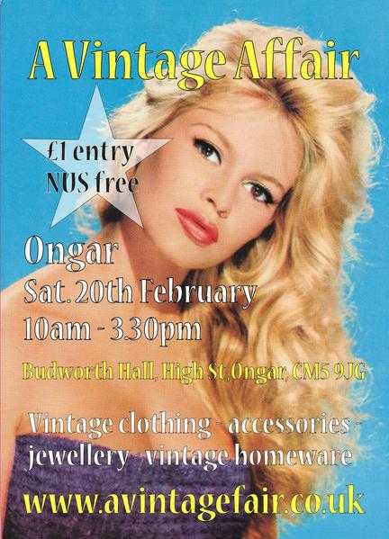 A VINTAGE AFFAIR ONGAR