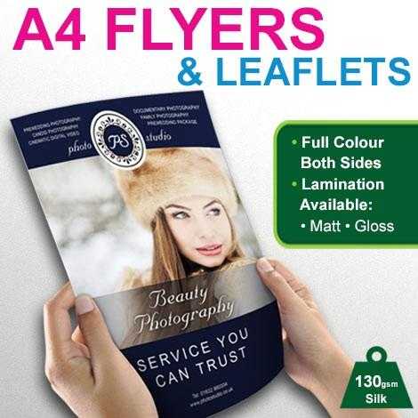 A4 Flyer and Leaflet Printing