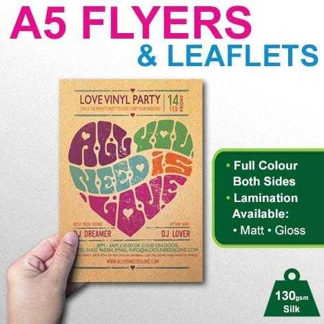 A5 Flyers amp Leaflets Printing