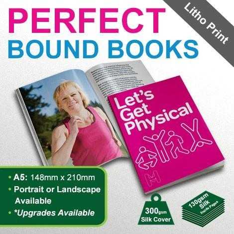 A5 Litho Perfect Bound Books Printing