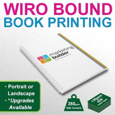 A6 Wiro Bound Books Printing