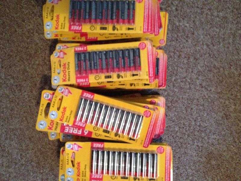 AA and AAA batteries