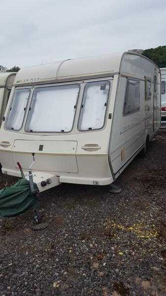 ABBEY OXFORD 1995 4 BERTH WITH MOTOR MOVER , 2 BRANDNEW TYRES AND BRANDNEW BATTERY