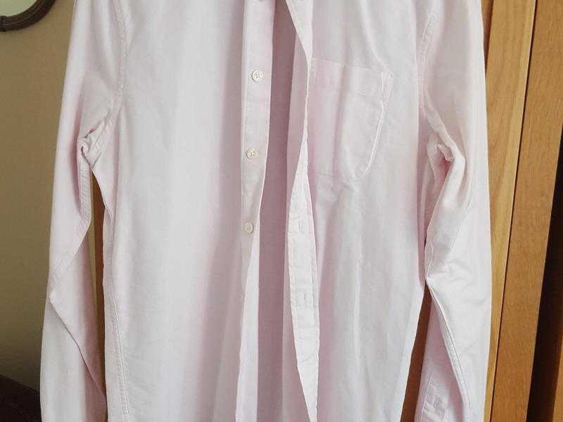 Abercrombie amp Fitch Mens Pink Long Sleeved Shirt (Large)