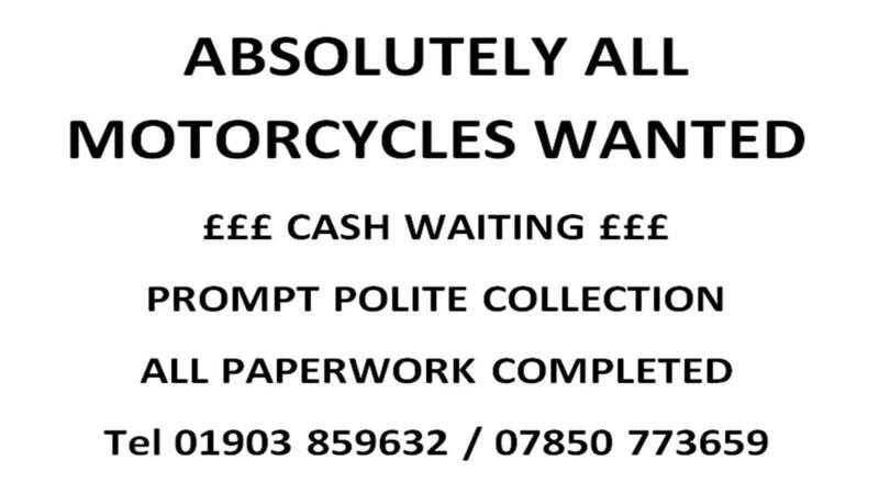 ABSOLUTELY-ALL MOTORCYCLES-WANTED