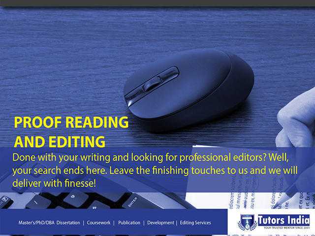 Academic editing and proofreading services UK
