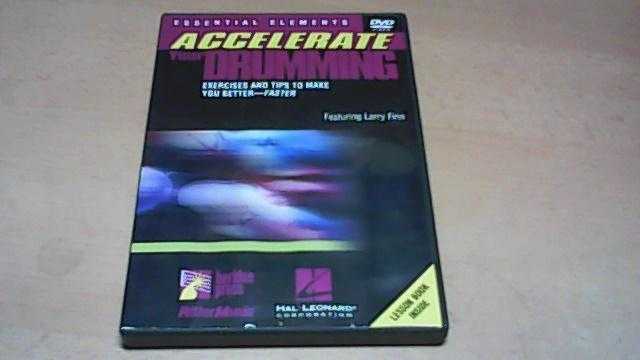 ACCELERATE YOUR DRUMMING-TUITION DVD amp LESSON BOOK-LARRY FINN