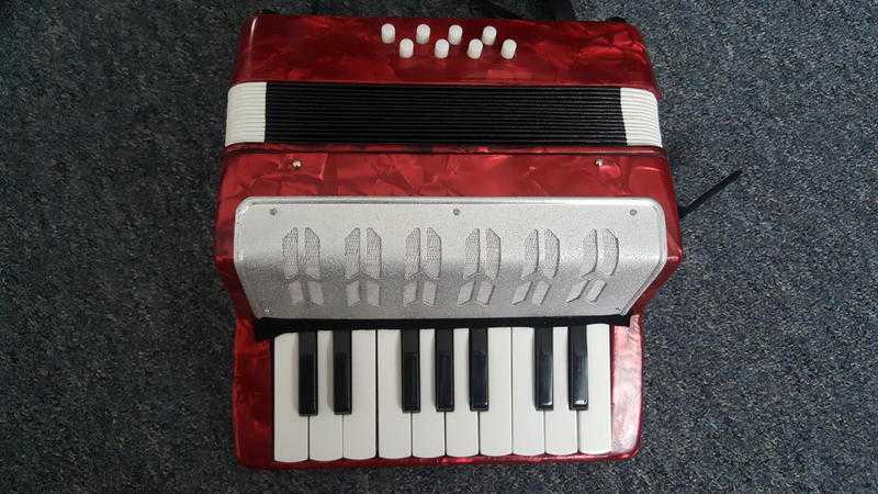 Accordian - Baby - Red