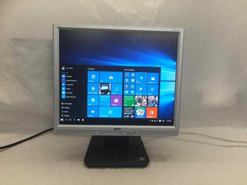 Acer AL1717 LCD 17quot Flat Screen Computer Monitor