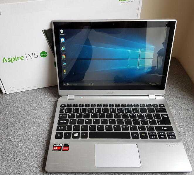 Acer Aspire V5-122P 11.6quot Touchscreen Laptop - Windows 10 amp Perfect Condition