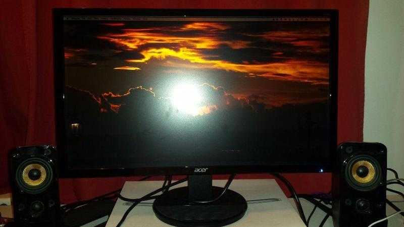 Acer K24HLABID 24quot 1080P Monitor with HDMI lead