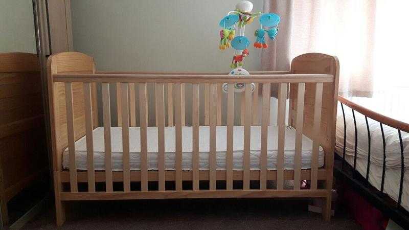 Adjustable Height Cot - Natural