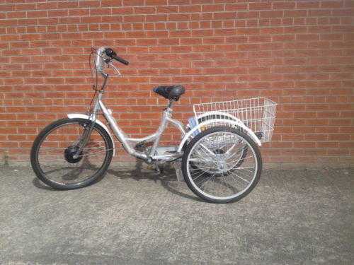 Adult ELECTRIC BIKE TRICYCLE Trike Huge Basket ExDemo NEW